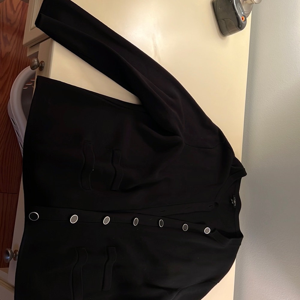 Beautiful, black viscose and nylon soft jacket from Talbots, size 2X